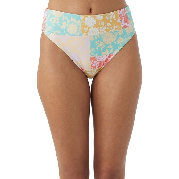 O'NEILL Bikini Bottoms Size XS Reversible Swimsuit Cheeky Floral NEW $45 - Picture 1 of 4